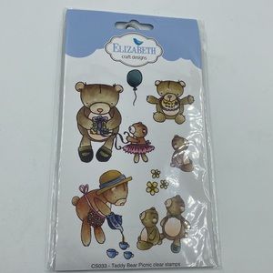 Teddy Bear Picnic Clear Stamps Elizabeth Craft Designs